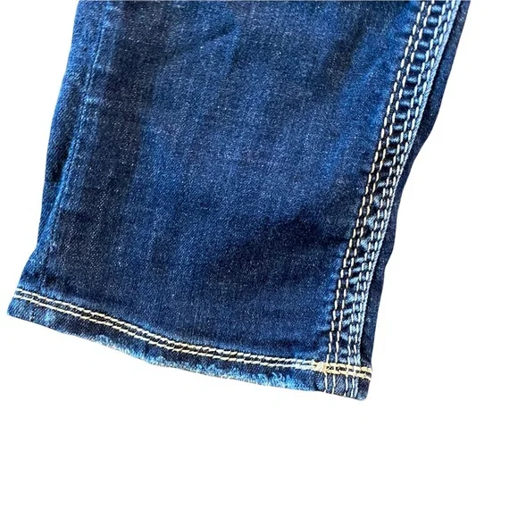 Silver Jeans Aiko Capri Denim Pants Stretch - Picture 2 of 7